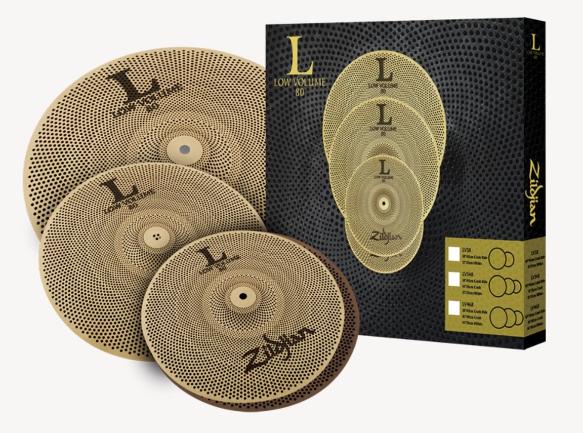 Zildjian L80 Low Volume 348 Cymbal Box Set - Andertons Music Co.