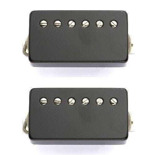 Bare Knuckle Painkiller 6 String Humbucker Set With Black Covers