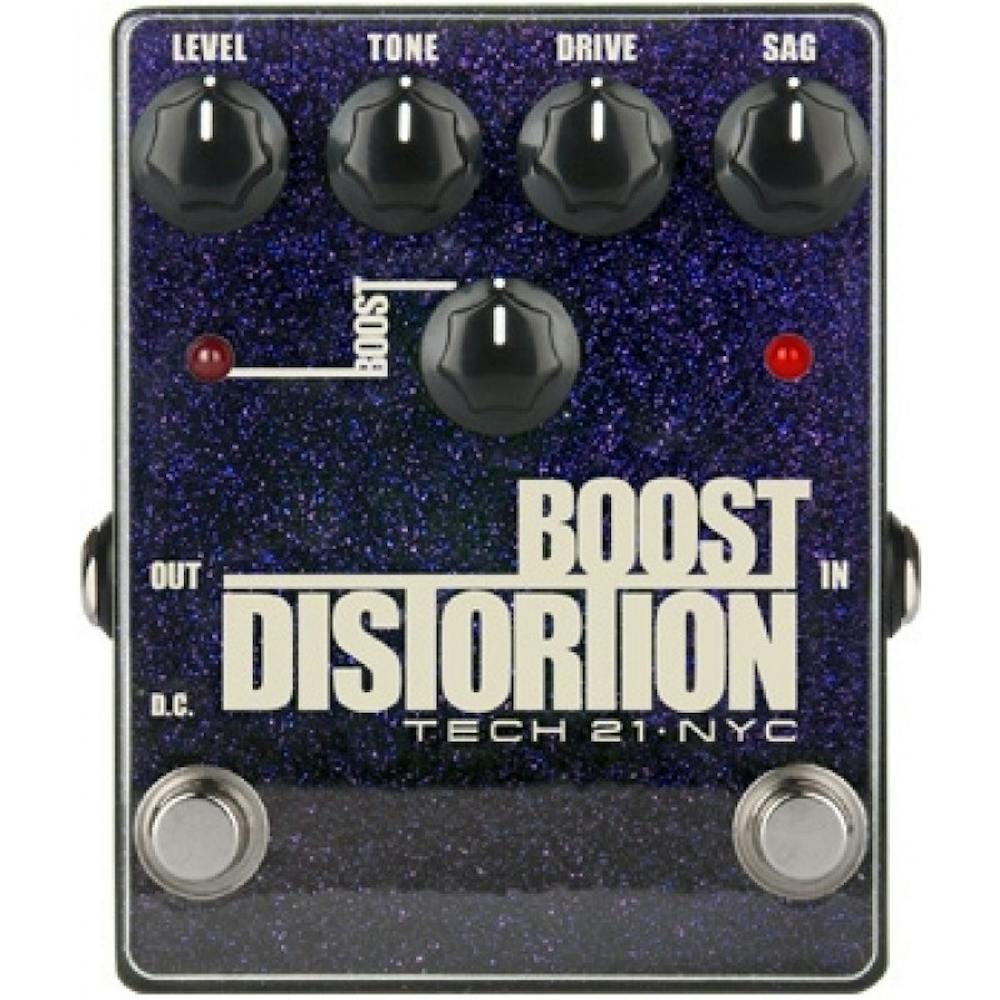 Tech 21 Boost Distortion Metallic - Analog Distortion with Boost