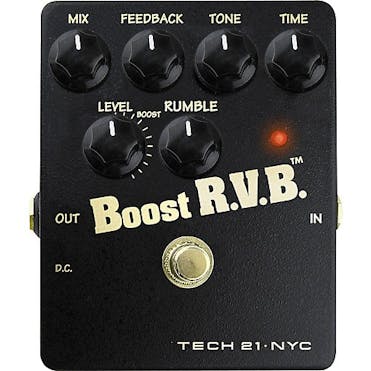 Tech 21 Boost RVB - Analog Reverb Emulator with Clean Boost,