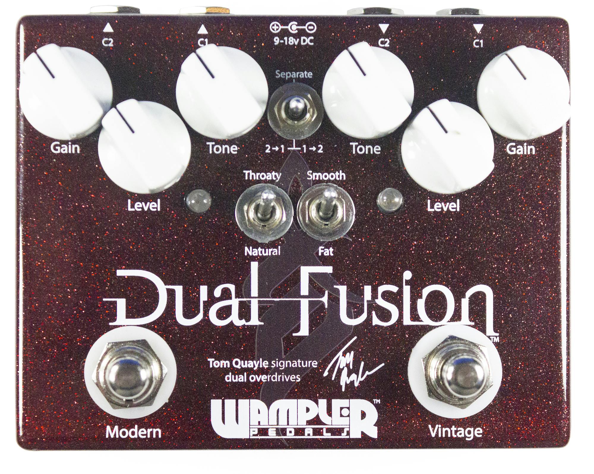 Wampler Dual Fusion Drive Guitar Effect Pedal - Andertons Music Co.