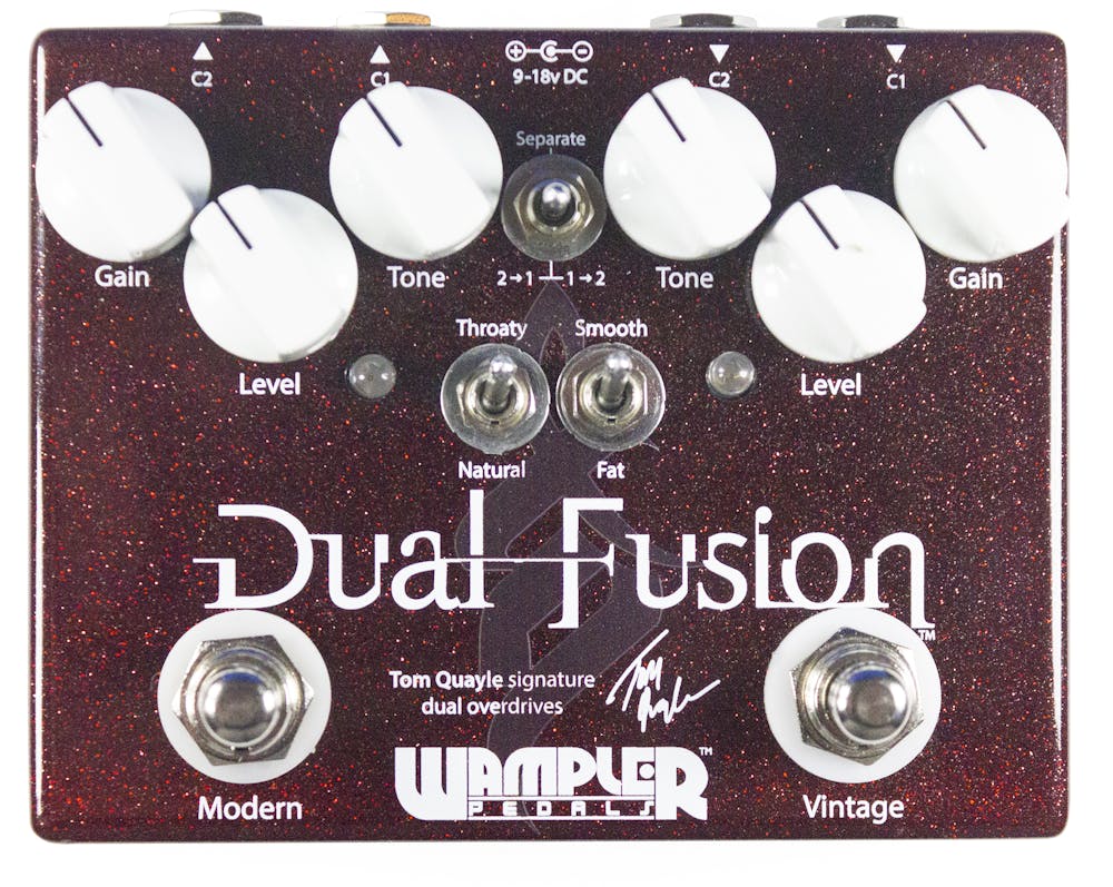 Wampler Dual Fusion Drive Guitar Effect Pedal