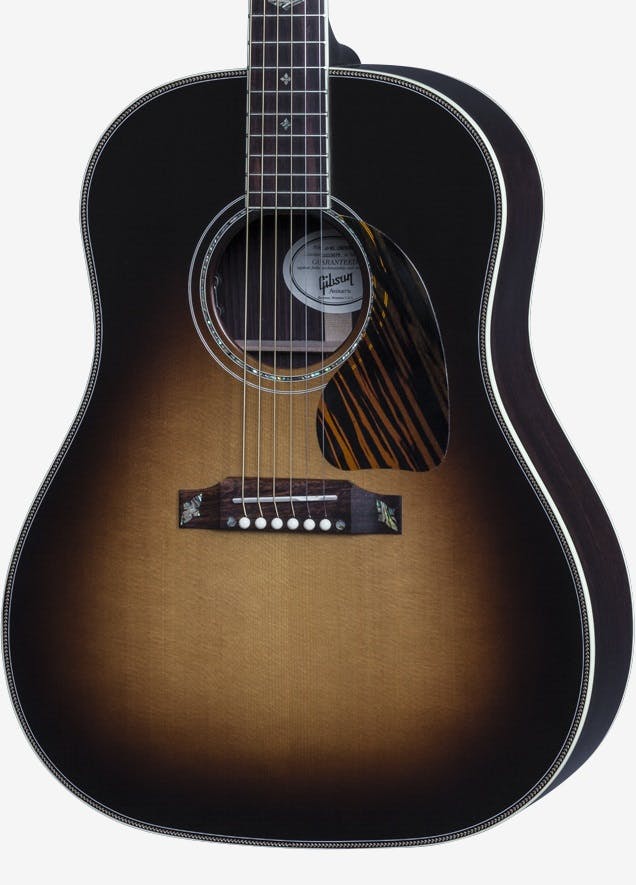 Gibson J-45 Custom Electro Acoustic Guitar in Vintage Sunburst
