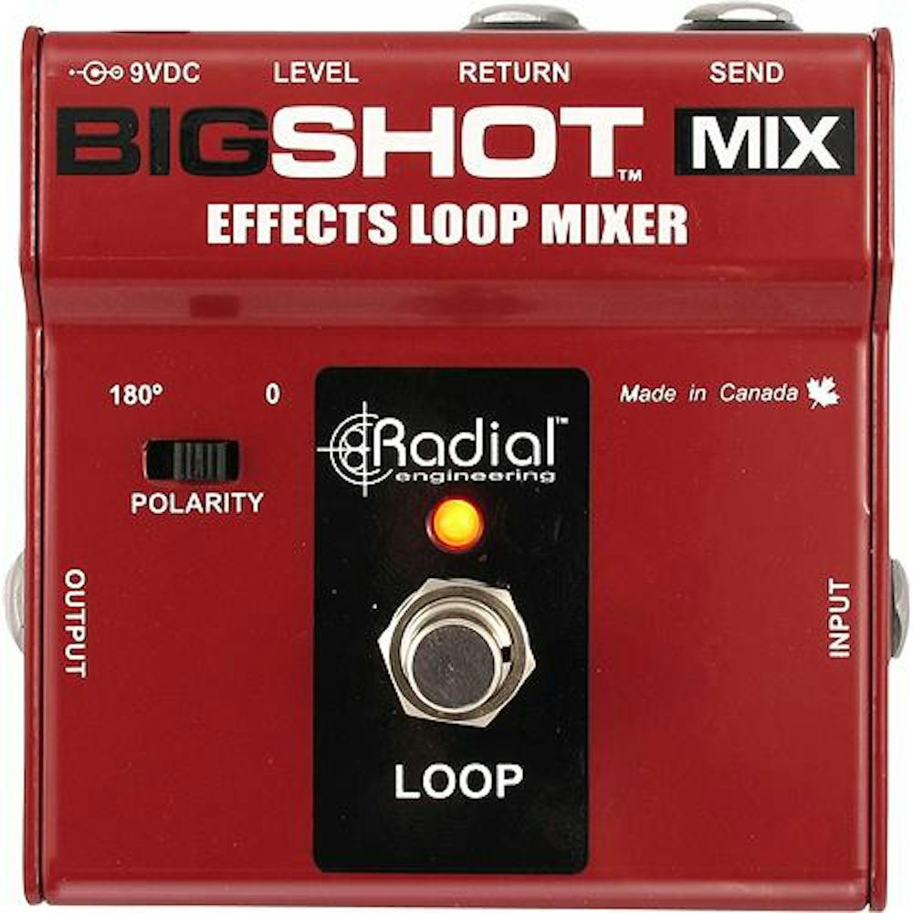 Radial Engineering Tonebone Big Shot mix FX Loop Insert Pedal