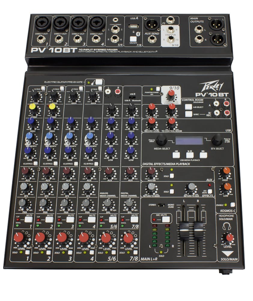 Peavey PV10BT Mixer with Bluetooth