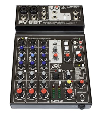 Peavey PV6BT Mixer with Bluetooth