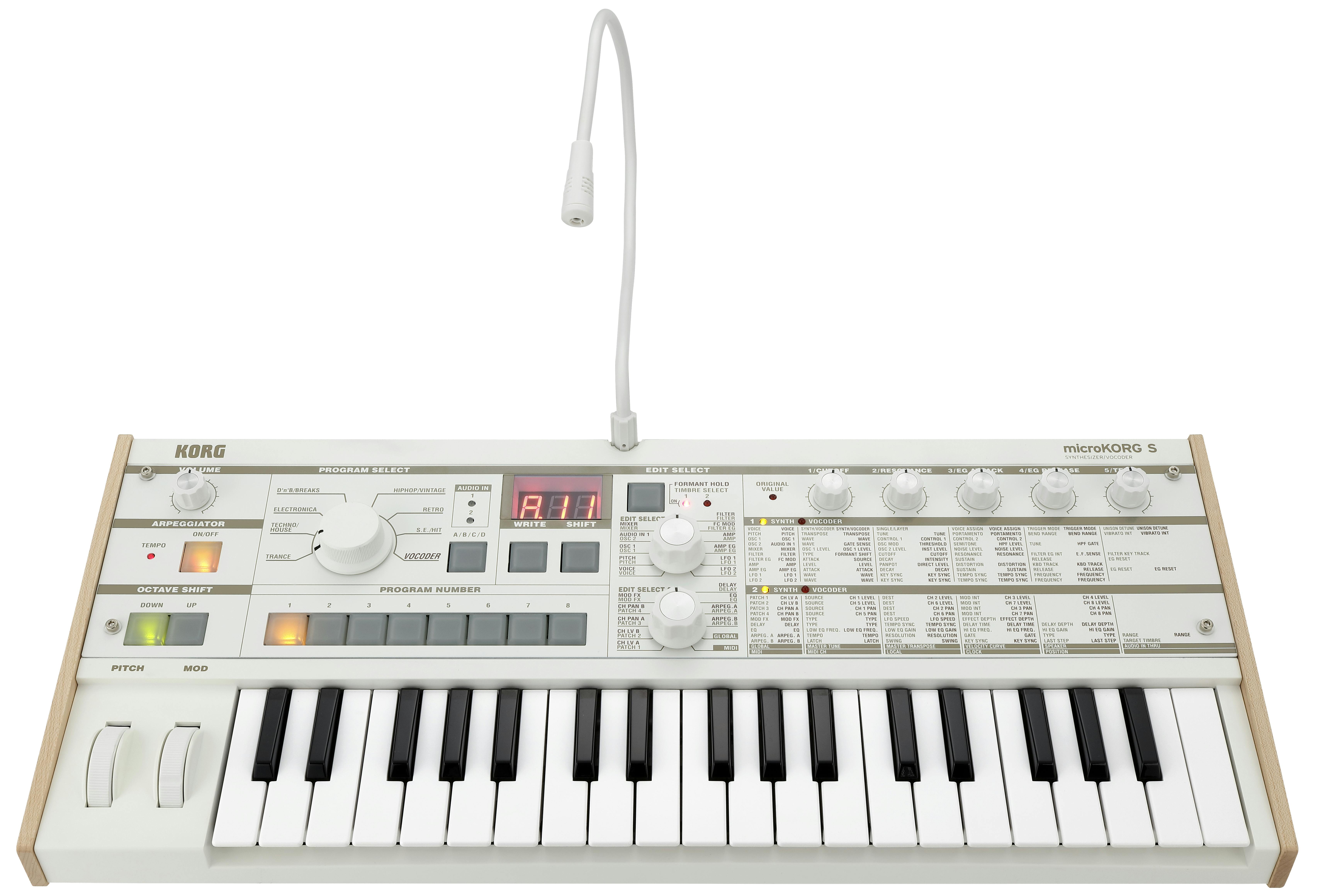 Korg MicroKORG S Synthesizer/Vocoder - Andertons Music Co.