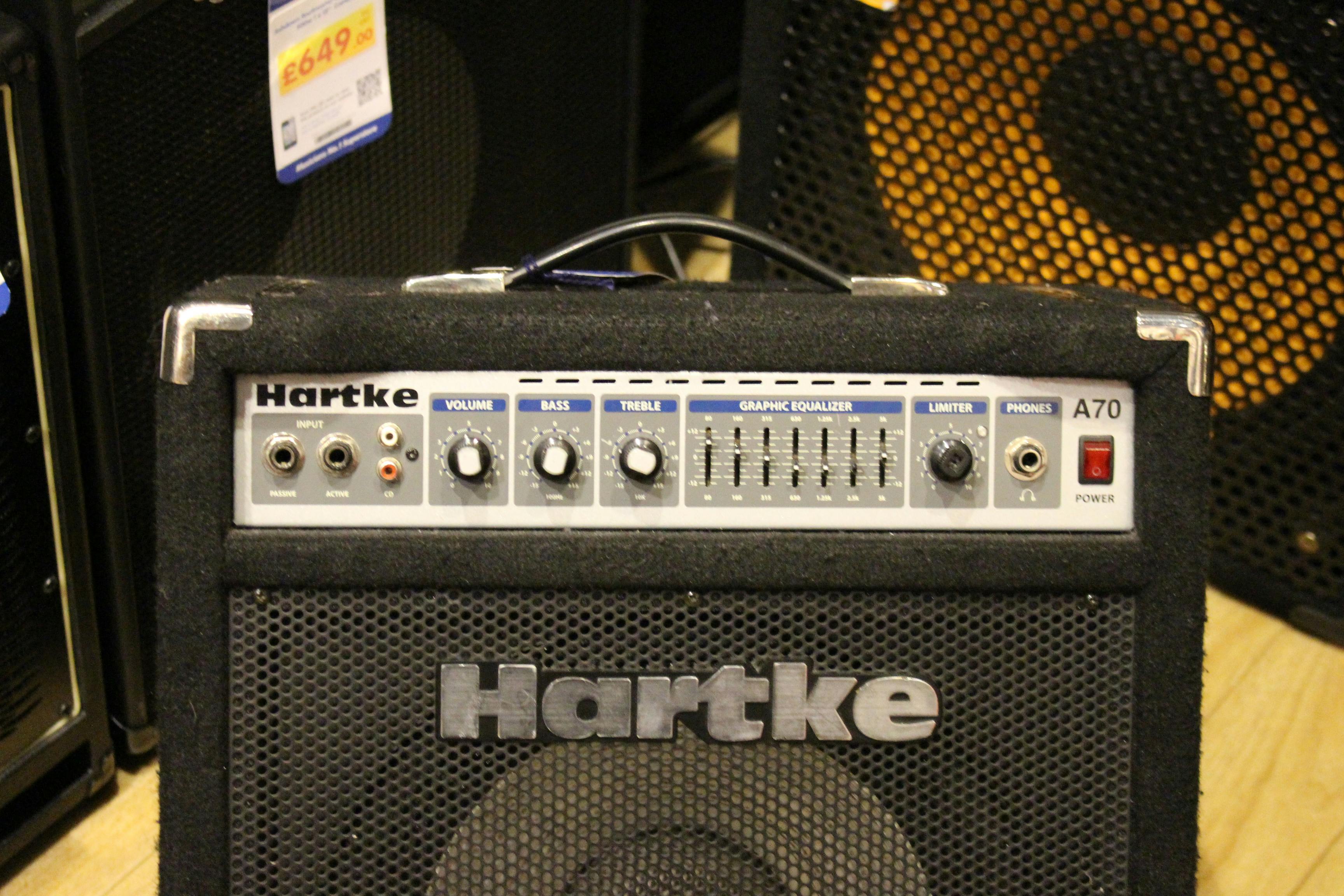 Second Hand Hartke A70 70 Watt Bass Combo Andertons Music Co