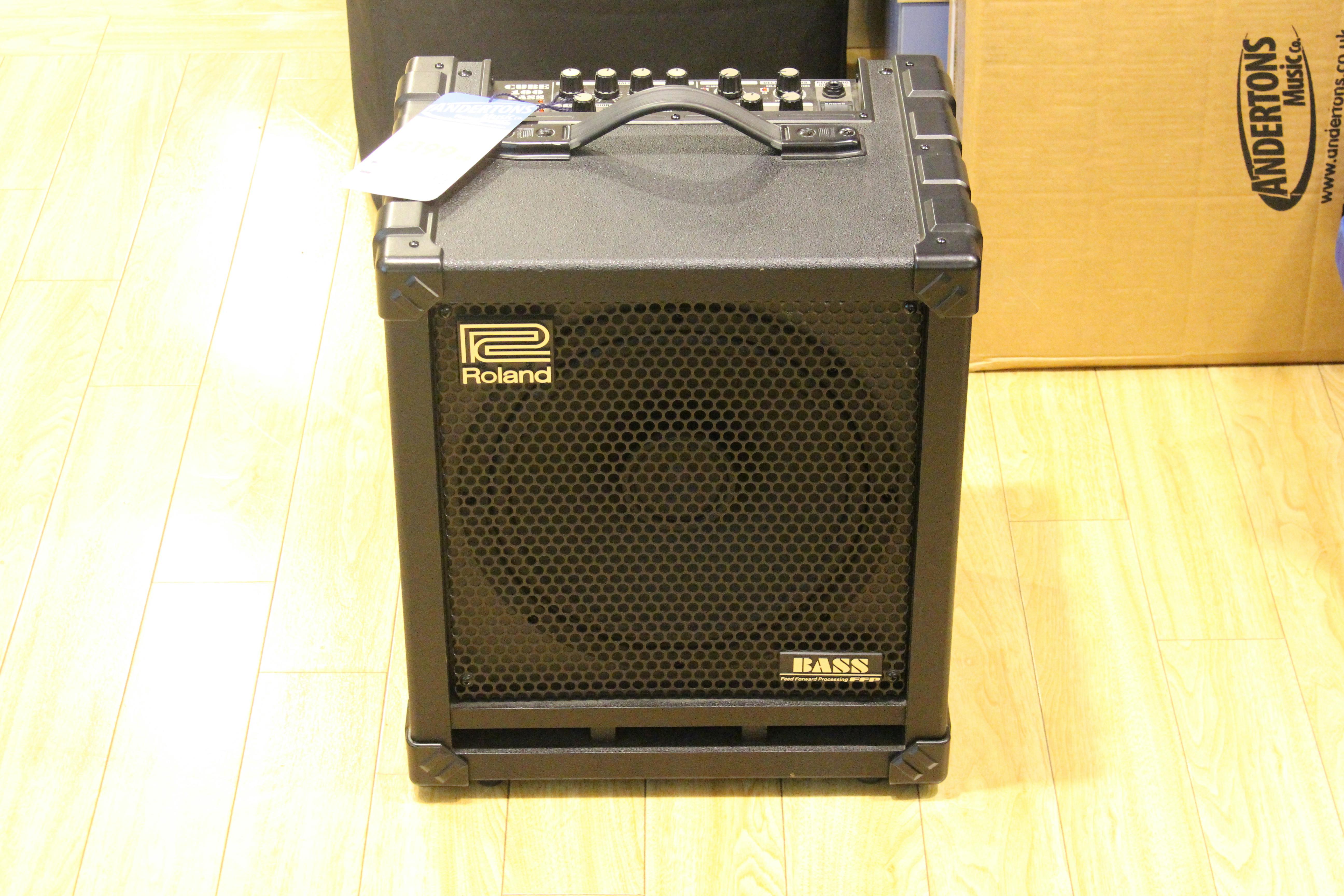 Second Hand Roland Bass Cube 100 With Cover T-WJ - Andertons Music Co.