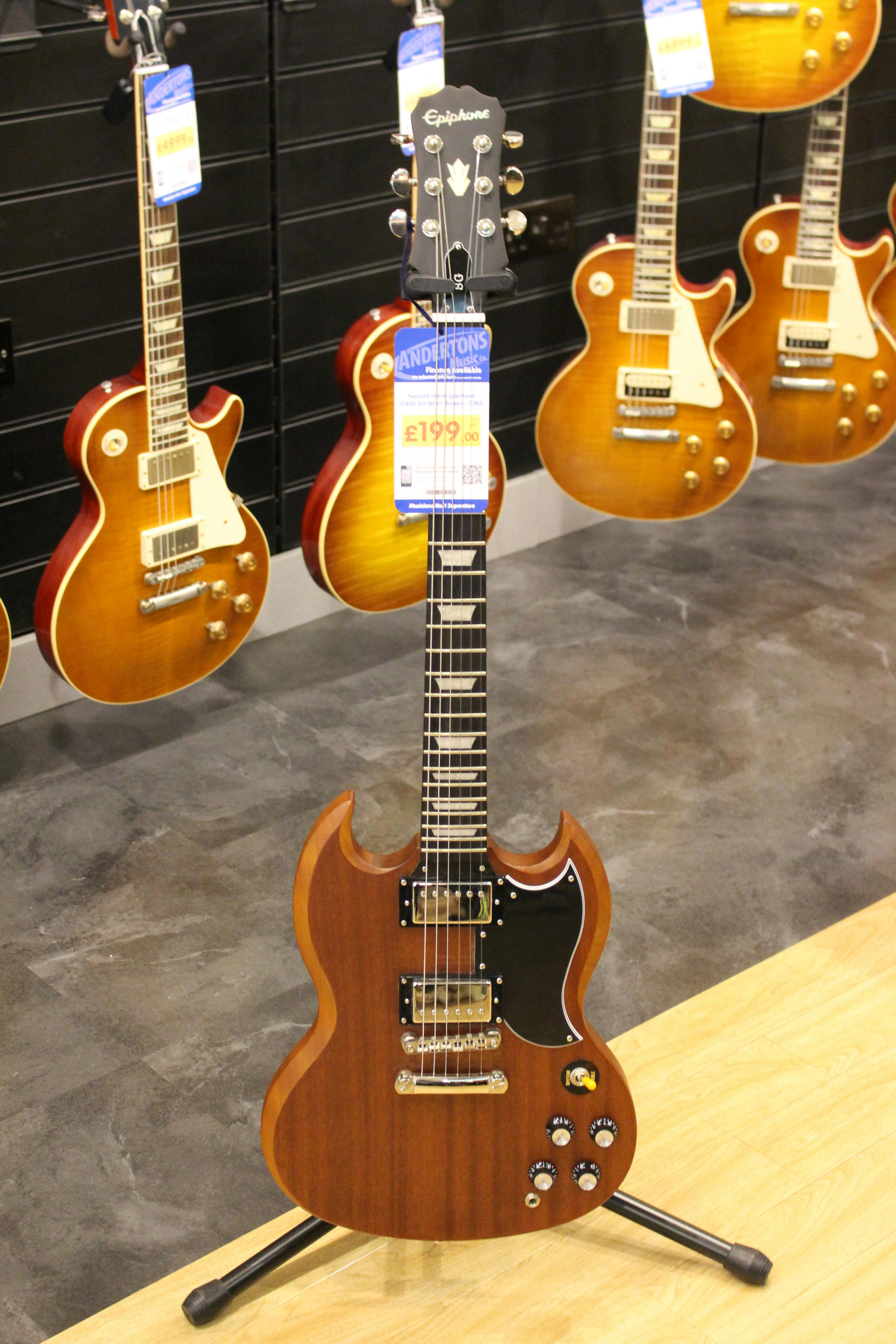 Epiphone sg deals brown