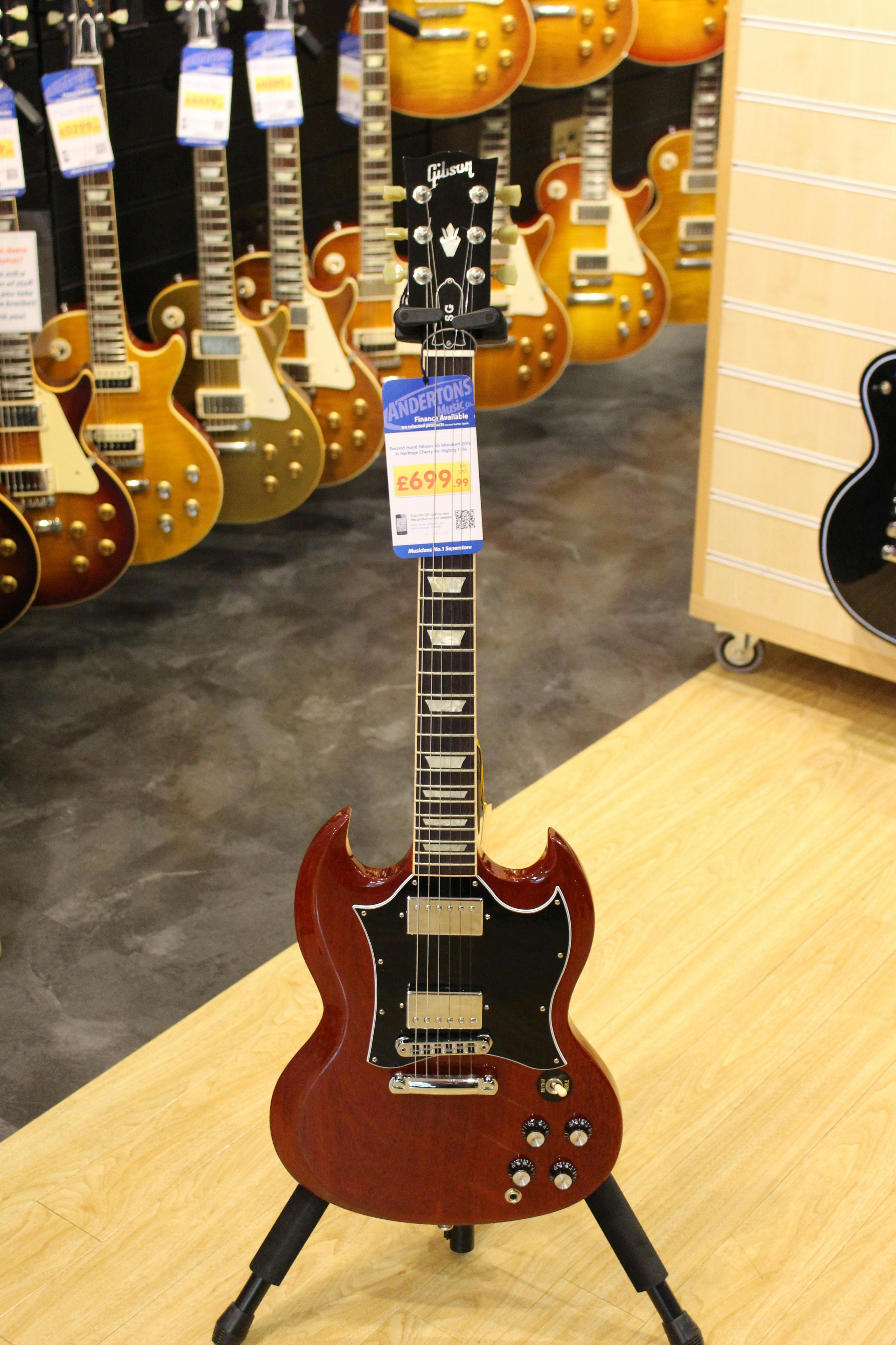 gibson sg standard second hand