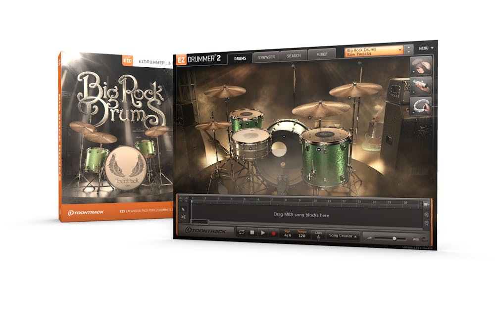 Toontrack EZ Drummer Big Rock Drums - ESD Download