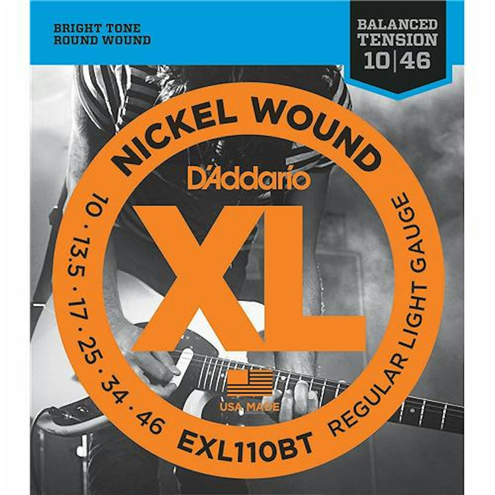 D'Addario XL110BT 10 46 Nickel Wound Balanced Tension Regular