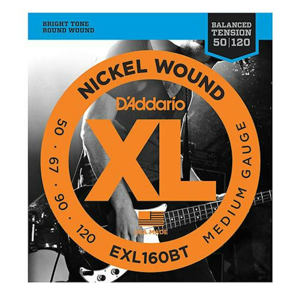 D'Addario XL160BT 50 120 Nickel Wound Bass Strings