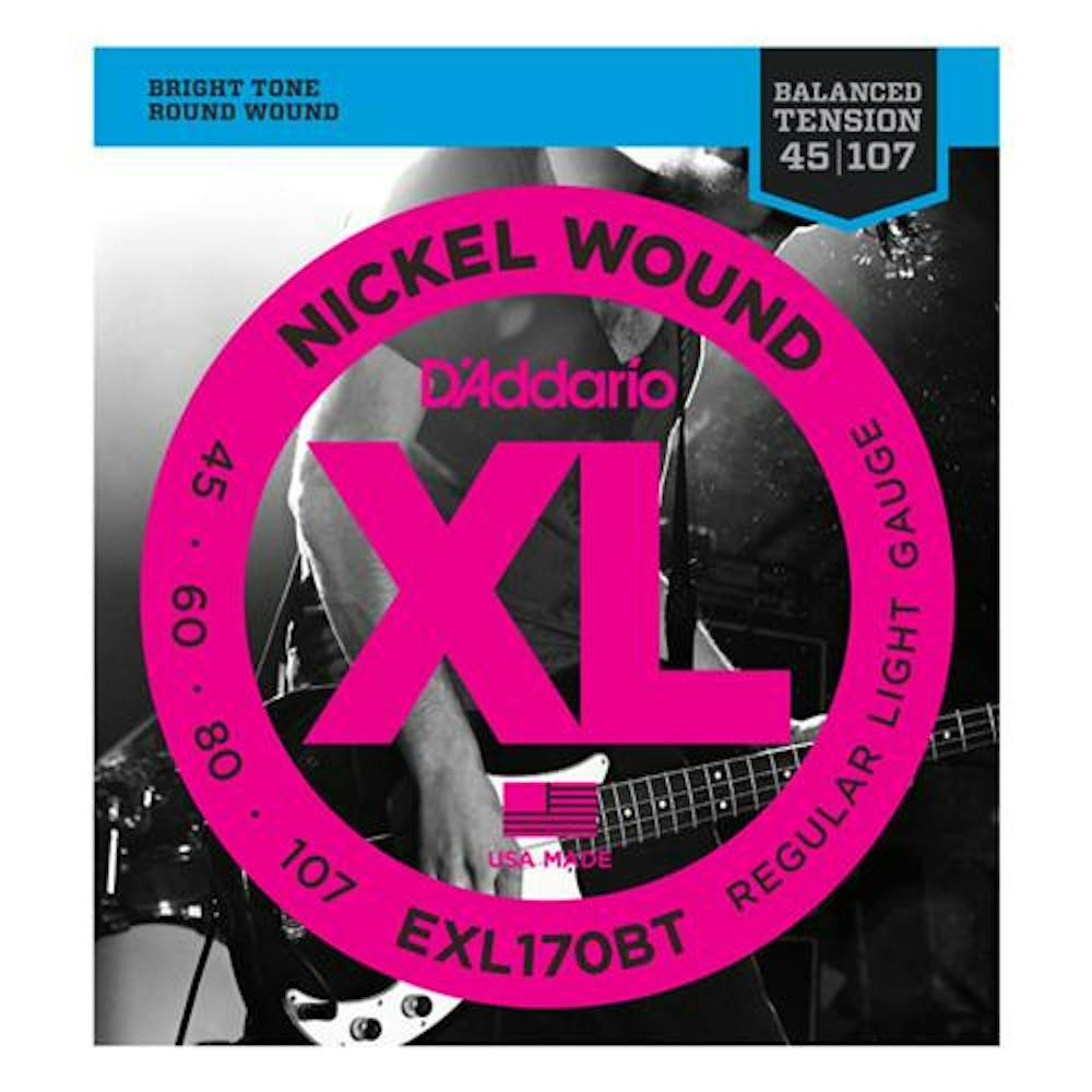D'Addario EXL170BT 45-107 Nickel Wound Light Bass Strings