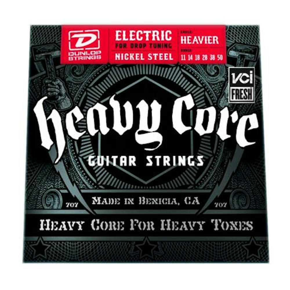 Dunlop Heavy Core HEAVIER strings 11-50