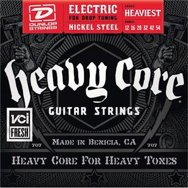 Dunlop Heavy Core HEAVIEST strings 12-54