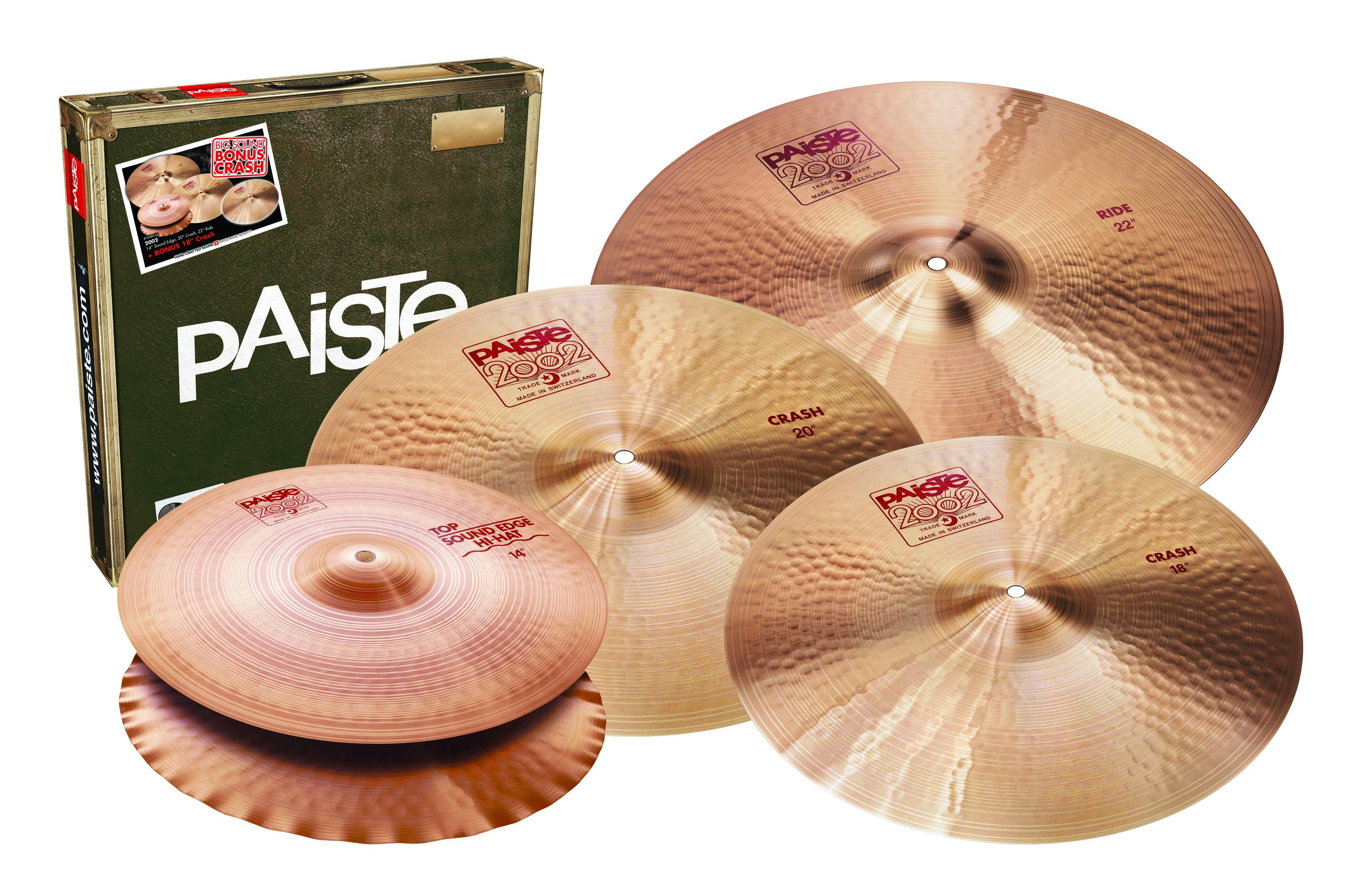 Paiste 2002 Special Edition Box Set - Andertons Music Co.