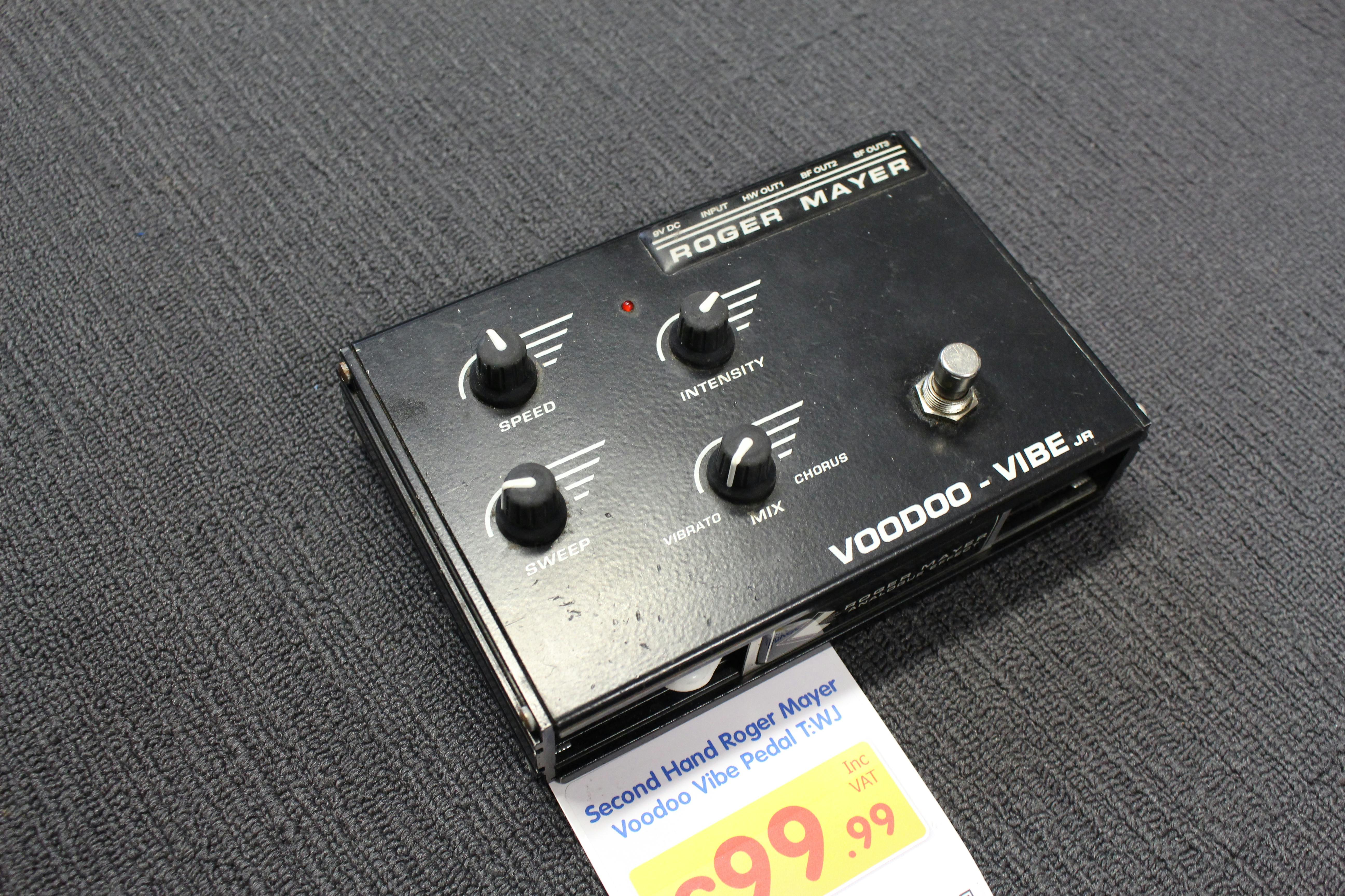 Second Hand Roger Mayer Voodoo Vibe Pedal - Andertons Music Co.