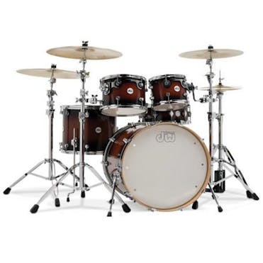 DW Design Series Drum Shell Pack in Tobacco Burst Gloss