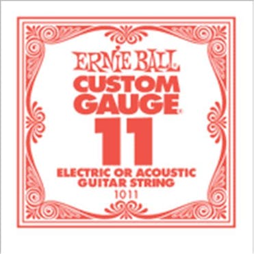 Ernie Ball Single Plain String 11