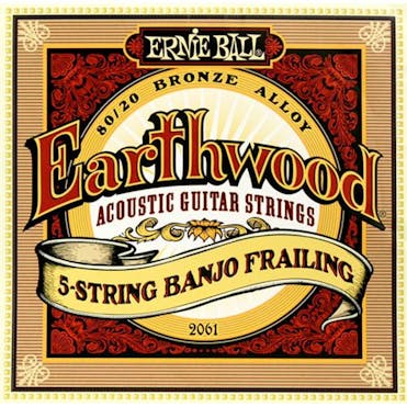 Ernie Ball Earthwood 5 String Banjo - Frailing
