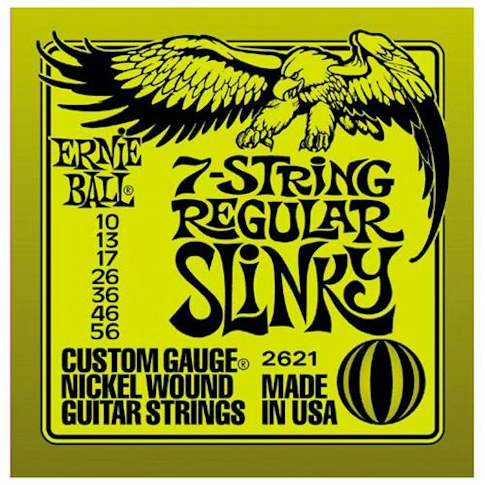 Ernie Ball 7 String Regular Slinky Set 10-56