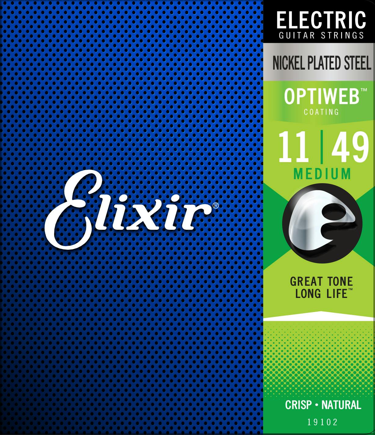 Elixir Electric Optiweb Medium 11 49 Andertons Music Co