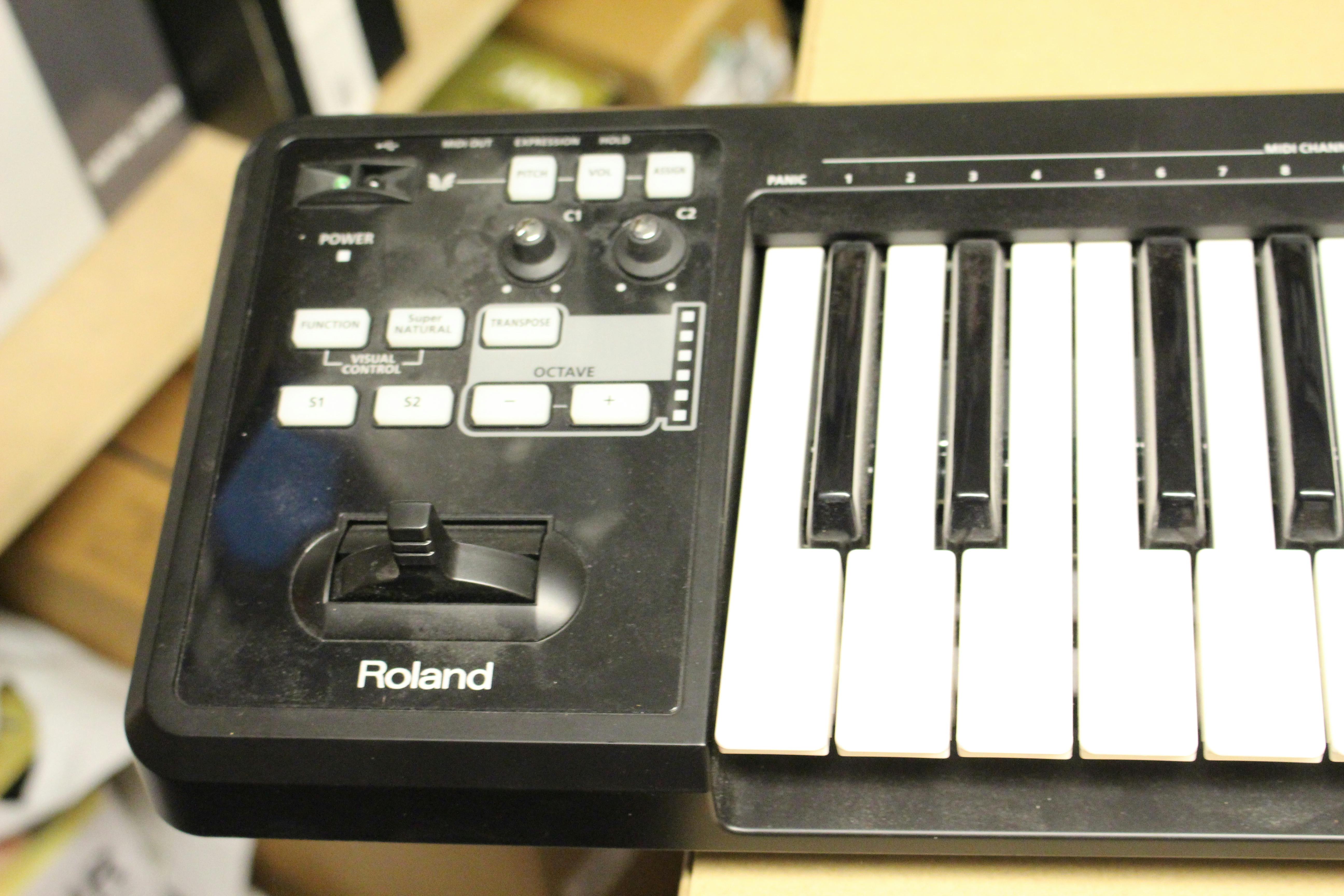 Second Hand Roland A-49 MIDI keyboard Contoller - Andertons Music Co.