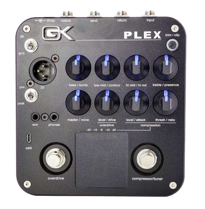 Gallien-Krueger PLEX Bass Preamp Pedal - Andertons Music Co.