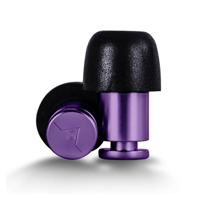 Flare Audio Isolate Aluminium - Purple w/ 3 Earfoam Pairs
