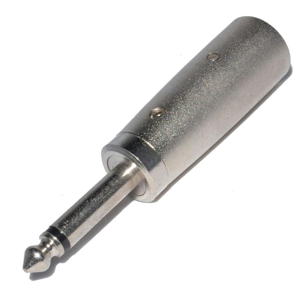 Andertons Pro Sound XLR Male to 6.3mm Mono Plug (pin 2 hot) -