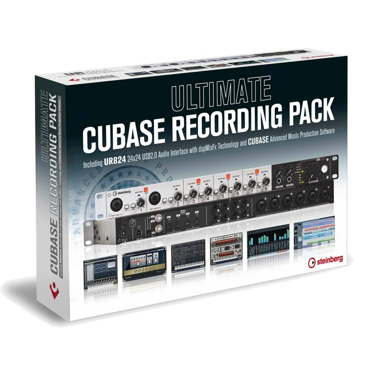 Steinberg Ultimate Cubase Recording Pack w/ UR824 & Cubase Pro 9