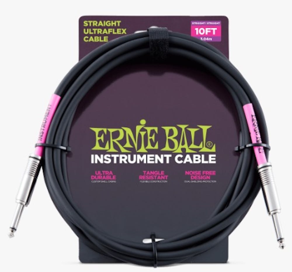 Ernie Ball Ultraflex Black Instrument Cable