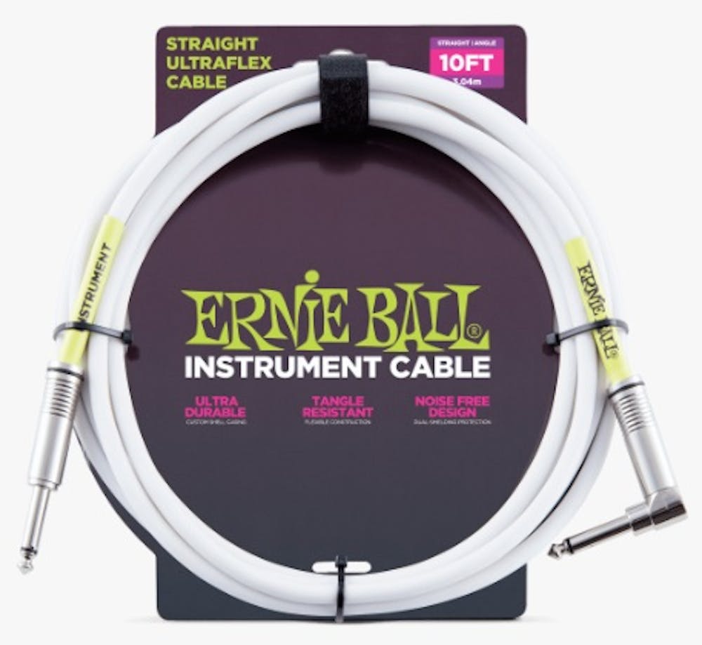 Ernie Ball Ultraflex White Instrument Cable