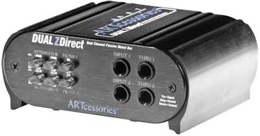 ART Dual Z-Direct 2-Channel Passive DI Box