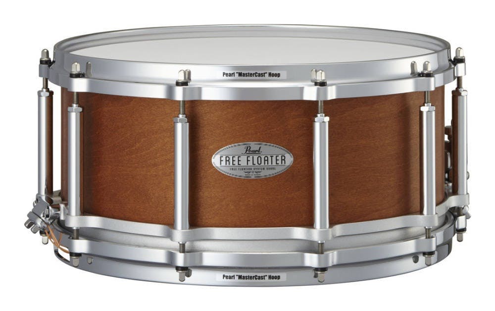 Pearl Free Floating 14x6.5 Mahogany Snare Drum