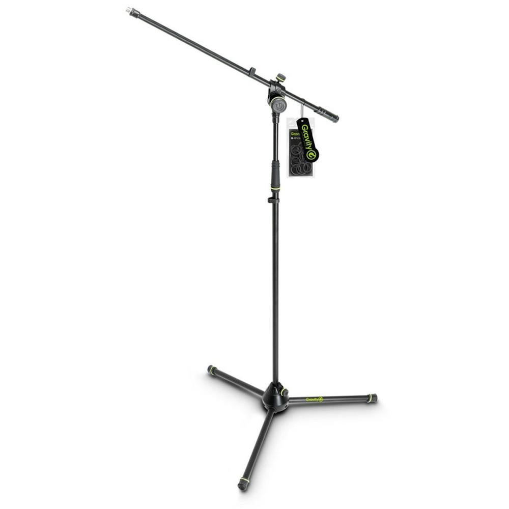 Gravity Microphone Stand with Folding Tripod Base