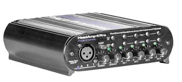 ART HeadAMP 4 Pro - Five Channel Headphone Amplifier w/ Talkback