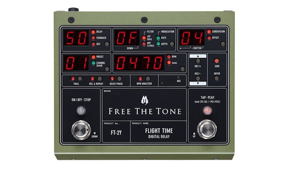 Free The Tone FT-2Y Flight Time Digital Delay Pedal