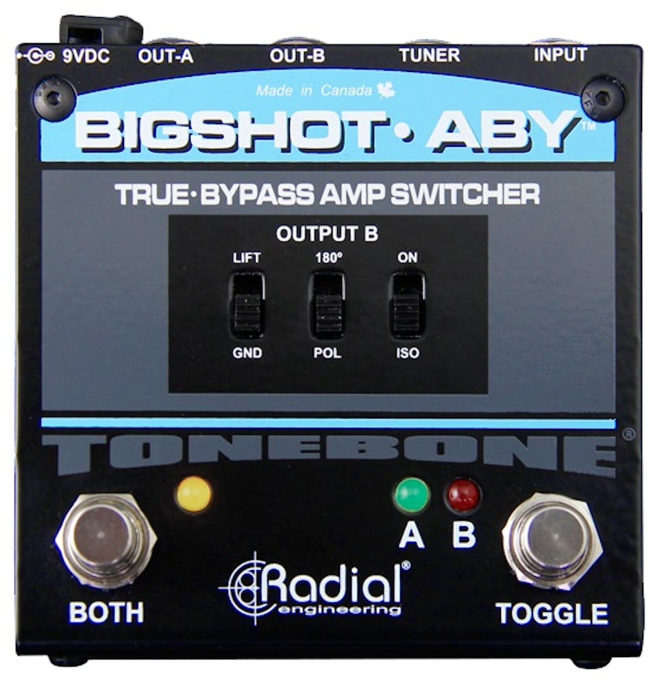 Radial Tonebone Bigshot True Bypass ABY Pedal