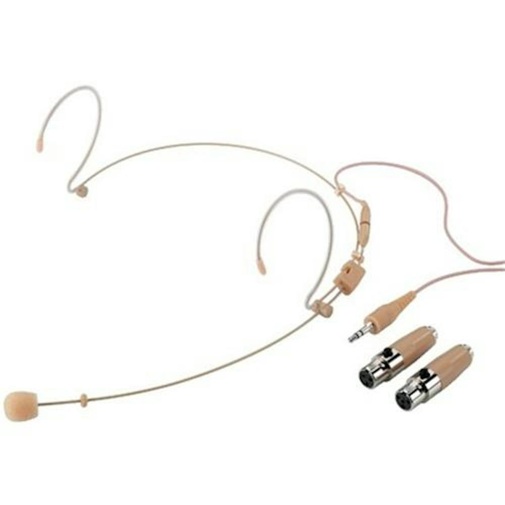 IMG Stage Line HSE152A Headband Mic - Beige|Cardioid|2.5mm + adaptors