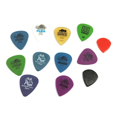 Dunlop Electric Variety Guitar Pick 12 Pack