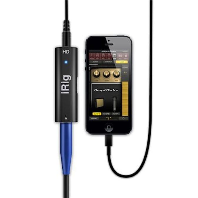 iRig HD 2 studio-quality guitar interface for iOS and Mac/PC