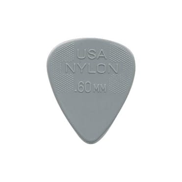 Jim Dunlop Nylon Standard Plectrums 0.60mm 12-Pack
