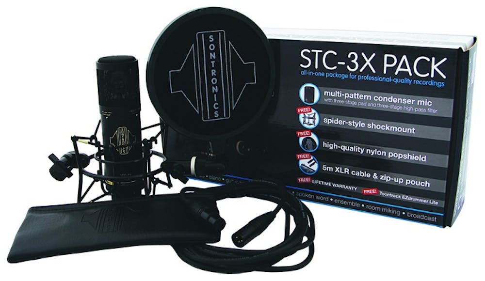 Sontronics STC-3X Black Multi Pattern Microphone Pack