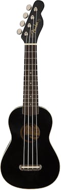 Fender Venice Soprano Ukulele in Black