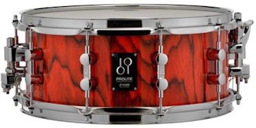 Sonor Prolite 14x5 Maple Snare in Fiery Red with Die Cast Hoops