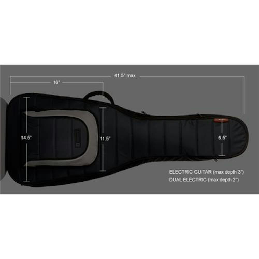 Mono M80-2G Dual Electric Guitar Case - Black