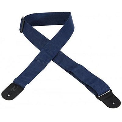 Levy M8 Navy Polyester Guitar Strap